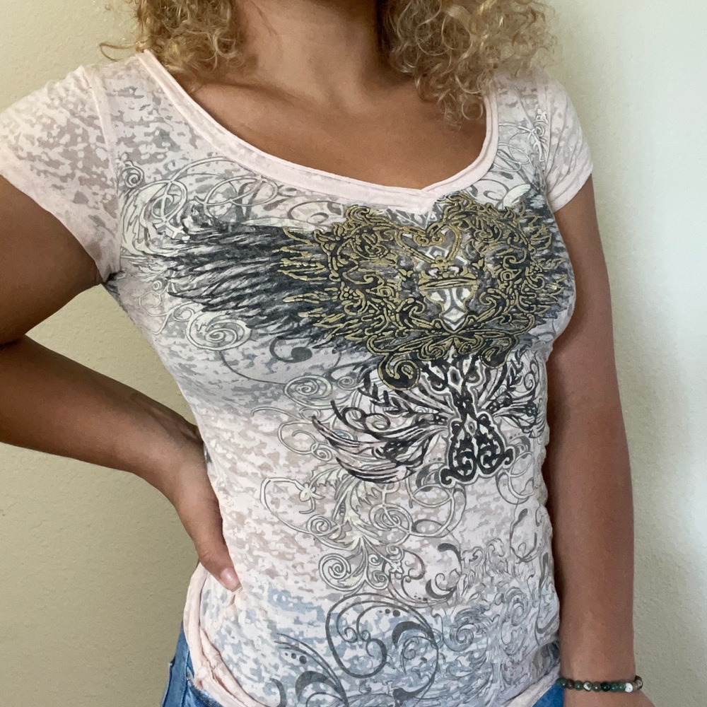 Gold wings T shirt